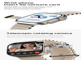 UltraAi3 5G Smart Watch, Retractable Rotating Camerasilver V1300-ULTRA-AI3-SILVER