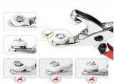Pearl Snaps for Fabric Snap Pliers, Metal Button Kit Clothing, Shirts, Onesie, Romper,120 Set V1189-LWWAL-20260325-00701