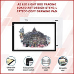 A2 LED Light Box Tracing Board Art Design Stencil Tattoo Copy Drawing Pad V63-837841