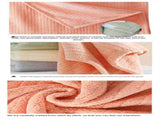 Beige Soft Coral Fleece Towel and Bath Towel Gift Set - 5-Piece Luxurious Absorbent Set V888-ELOSUNG17453