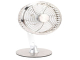Small USB Desk Fan 3 Speed Adjustable Quiet Metal Retro Desktop Fan 360 Degree Rotation Rechargeable V1294-YM0901-3113250114412