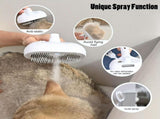 3-in-1 automatic cleaning steam pet brush - anti-static, suitable for long-haired and short-haired V1102-HECW-001
