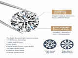Elegant Four-Leaf Clover Moissanite Pendant Necklace in Sterling Silver Dazzling 37-Stone Sparkle V1341-ZY-8ZFAER89-MOISSANITE-PREMIUMS925