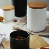 SKISUNO Ceramic Airtight Canister Set for Kitchen Storage, Spice Jars Container for Household Pantry V1189-WXFWAL-20260326-02420