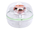 Portable Small Humidifier 3L Dual Nozzle Quiet Clear USB Desktop Humidifier with Night Light for V1294-YM0901-3113250054512