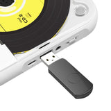 Portable Bluetooth CD Player Supports USB /Wired Playback Rechargeable Walkman White V1263-JX-7002-1