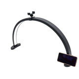 LED Desk Half Moon Light Black 3 Color Modes 10 Brightness Levels 28 Inch Professional Nail Desk V1294-YM0901-3119250063311