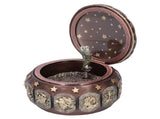 Music Box Fashion Creativity Rotating 12 Constellations Firends Birthday Holiday GiftsCoppery V1294-YM0901-3115200151019