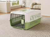 Portable Pet Carrier for Cats and Small Dogs, Airline-Approved Travel Kennel with Comfort Handle, V1341-ZY-FZSCYAQJ