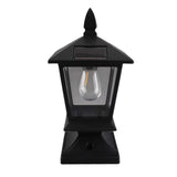 Solar Garden Light Garden Villa Pillar Light Fence Outdoor Waterproof Landscape Light Pillar Light V1294-YM0901-L6956