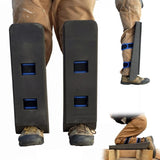 Kneeling Work Assistance Tool 2-Pack, Thick Foam Knee Pads with Adjustable Leg Straps for Attic V1366-AZ2-W-23205