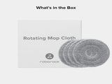 Rotating Mop Cloth for Saros 10R & Saros Z70 Robot Vacuum Cleaner, 4PCS High-Absorbency Microfiber, V1258-DP02-C-1212