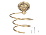 Antique Hair Dryer Holder Wall Mounted Household Spiral Blow Dryer Rack Organizer for Bathroom V1294-YM0901-3112240047811