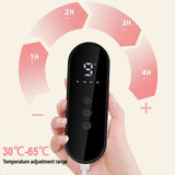 Electric Heating Pad with Digital Thermostat, Soft Flannel Heat Wrap for Shoulder Neck Back Abdomen V1341-ZY-L7GZ6ZZ4-S