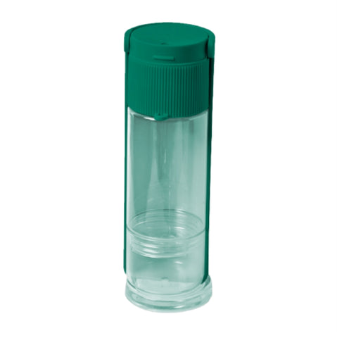 12x Ribbed Portable Pet Bottle in Emerald V678-B100G