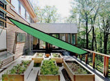 Sun Shade Sail Breathable Farbic Canopy Awning Shelter Rectangle UV Block Canopy for Patio Backyard V1294-YM0716-3111220144613