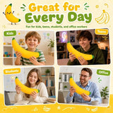 Giant Banana Squishy Fidget Toy, 47cm Oversized TPR Soft & Durable, Washable High-Rebound Stress V1385-XJNNL-ZM-001