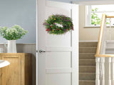 Spring Wildflowers Wreath for Front Door Dried Flower Artificial Wreath Hanging for Home Mall V1294-YM0523-10339086