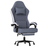 Levede Office Chair High Back PU Leather Gaming Chair OF1060-GYBK-AU