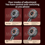 Grey Intelligent Scalp Massager Brush with Red Light Therapy Hair Care, Volumizing, and Essence V888-ELOSUNG13460