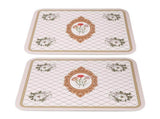 2PCS Coffee Mat Prevent Slip Waterproof Bottom Shockproof Absorbent Dish Drying Mat for Coffee Bar V1294-YM0710-3113230324313