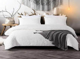 Seersucker White Valencia Dream Quilt / Doona / Duvet Cover set V745-AQ08379K3