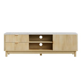 Artiss TV Unit Entertainment Unit Storage Drawer Shelf 150cm Pine FUR-Z-TV150-WHWD-AB