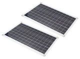 2PCS Solar Panel Kit 18W 18V Polycrystalline Silicon Portable USB Type C DC Solar Panel Charger with V1294-YM0901-3114230167811