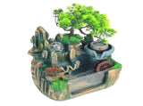 Tabletop Fountain Small Rockery Waterwheel Desktop Fish Container Indoor Fengshui Decor V1294-YM0901-3111200203511