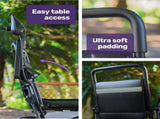 EQUIPMED Electric Folding Wheelchair, Long Range, Airline Approved, Aluminium Frame, Lithium V219-HELWLCEQPKK6A