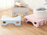 Foldable Toilet Stool, NonSlip Bathroom Potty Step Stool Adults & Kids, Portable Squat Stool V1188-MS-730-035