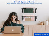 Black Magnetic File Holder,File Pocket Mail Organizer,Office Hanging Magazine Rack for V1189-WXFWAL-20260319-00291