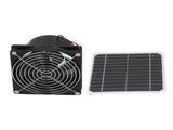 Solar Powered Exhaust Fan Monocrystalline 50W 12V 6.5 Inch Solar Panel Fan Kit with Protective Net V1294-YM0901-3111240177211