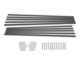 Metal Landscape Edging, 10 Packs 60 in Rust-Resistant Aluminum Alloy Landscape Edging, Bendable V952-LZJSPZ10PCS58DDP1V0