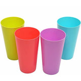Plastic Cups 12 Pcs Reusable Cups Camping Cups Drinking Cups for Indoor Outdoor Parties Camping, V1192-AZ-W-17617