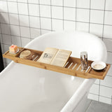 Bamboo Bath Caddy, Tray,Organiser Natural V178-85048