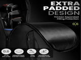 OutdoorMaster Padded Golf Club Travel Bag with Wheels, 900D Heavy Duty Oxford Waterproof V1168-1T-667I-963T