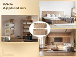 2PCS Woven Storage Baskets, Handwoven Basket with Scalloped Edge, Decorative Organizer for Home, V1369-AZ3-W-08728