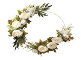 Simulation Peony Wreath Home Door Decorations Wall Hanging Artificial Peony Wreath Wedding Courtyard V1294-YM0523-220118XU03-5