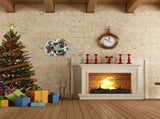 Christmas Wreath Artificial Christmas Hanging Wreath for Front Door Wall Tree Christmas Party Shop V1294-YM0714-10310039