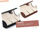 2 Pack Watch Travel Case PU Leather Watch Roll With Velvet Lining For Men And Women Travel And Home V1237-ZY-807-329