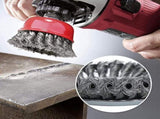 4 pcs Set Conical Brushes, Grinders, Wire Brush, Twisted Cup Brush, Sanding Brushes For Angle V1188-MS-227-0022