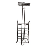 Multi Roll Tissue Holder Black for Home with Strong and Stable Structure V1366-AZ2-W-21533