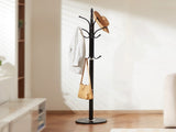 Coat Freestanding, Coats Tree Stand with Stable Marble Base & 6 Hooks, Free Standing Hall Coat V952-YMJWGSJSSCP0JYMX6001V0