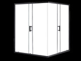 1000 x 1200mm Sliding Door Nano Safety Glass Shower Screen By Della Francesca V63-829531