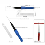 43Pcs Multimeter Test Lead Kit with 4MM Banana Plug, Alligator Clip, and Wire Piercing Probes V1192-AZ-W-20839