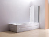 180 Degree Pivot Door 6mm Safety Glass Bath Shower Screen 900x1400mm By Della Francesca V63-830141