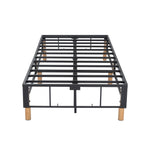 Metal Bed Frame Mattress Foundation Blue – King V264-BFS-207F-BLU-KG-1