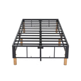 Metal Bed Frame Mattress Foundation Blue – King V264-BFS-207F-BLU-KG-1