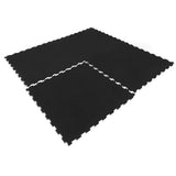 CORTEX 10mm Commercial Interlocking Rubber Gym Tile Mat - Set of 16 V572-CSAC-MATIN10-16
